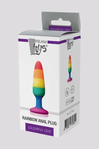 Imagen Butt plug pequeo  arco iris Dream Toys 2