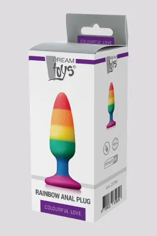 Imagen Butt plug mediano  arco iris Dream Toys 2