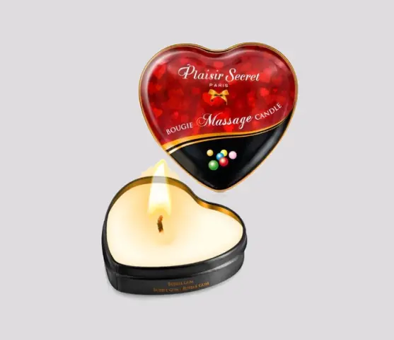 Imagen Vela de masaje aroma chicle Plaisir Secret 35 ml