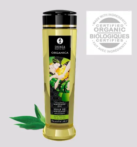 Imagen Aceite de masaje Shunga organico t verde