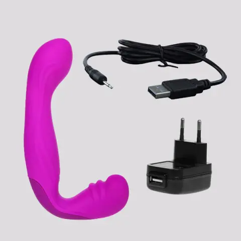 Imagen Pene doble vibrador recargable Beau Pretty love 3