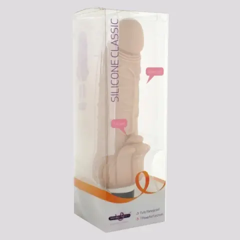 Imagen Pene vibrador silicona estimulador 7 ritmos 2