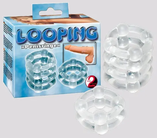 Imagen Pack 2 anillos gelatina looping