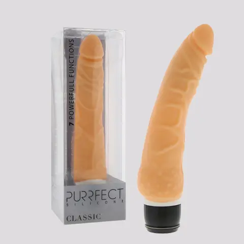 Imagen Pene vibrador silicona natural 7 ritmos  2