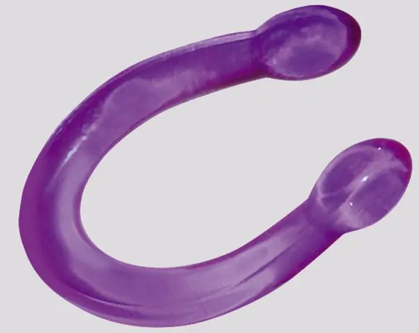 Imagen Pene doble extremo gelatina lila  Slender bender 3