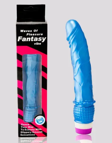 Imagen Pene vibrador azul Fantasy