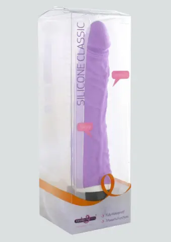 Imagen Pene vibrador silicona lila 7 ritmos 2