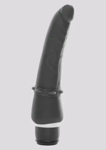 Imagen Pene vibrador anal silicona negro 7 ritmos
