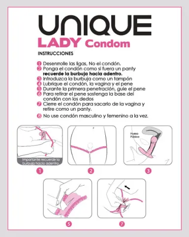 Imagen Preservativo femenino Uniq con liga 3 unidades 2