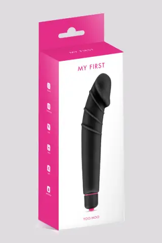 Imagen Vibrador silicona My first/Dolce vita wee wee negro    2