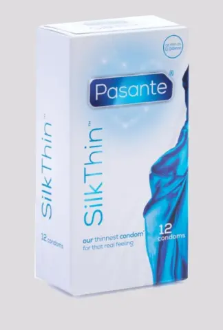 Imagen Preservativos finos Pasante Silk thin 12 un.