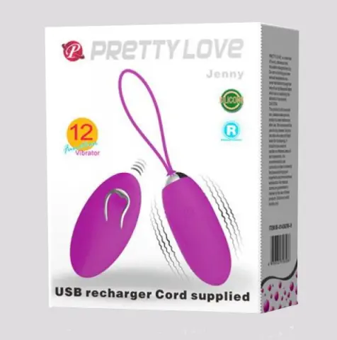 Imagen Huevo vibrador recargable control remoto Jenny 2