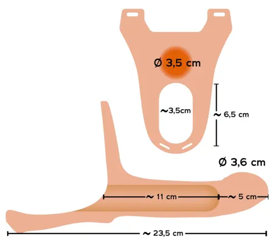 Imagen Arnes-extensin hueco silicona  3