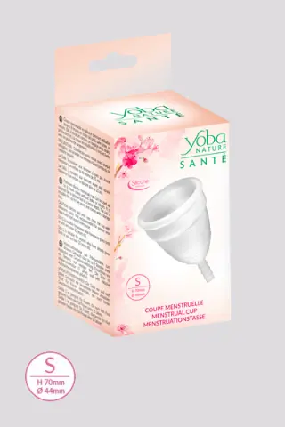 Imagen Copa menstrual Yoba blanca nature talla S 2
