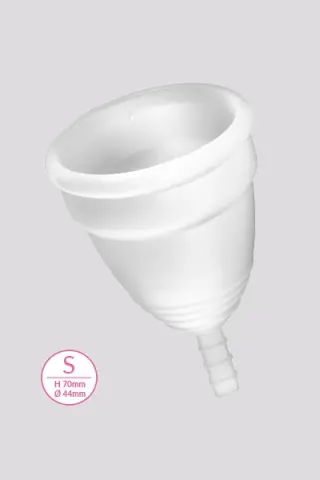 Imagen Copa menstrual Yoba blanca nature talla S