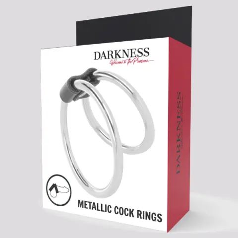 Imagen Doble anillo metlico Darkness