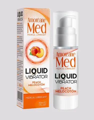 Imagen Lubricante vibrador melocotn  Amoreane 30 m.