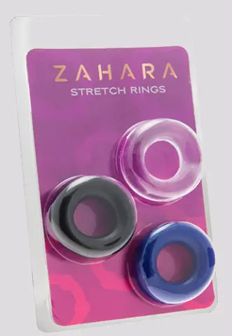 Imagen Set 3 anillos gelatina Zahara/Blush 2