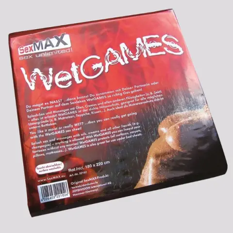 Imagen Sábana roja Wet games