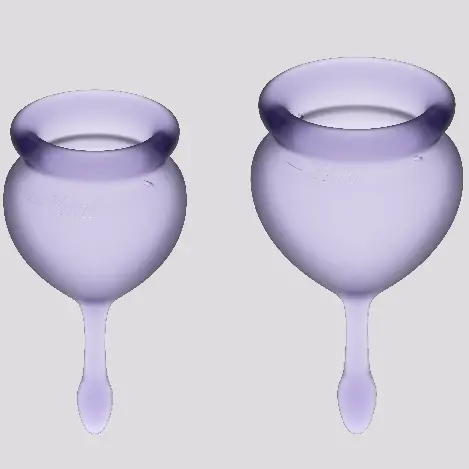 Imagen Set 2 copas menstruales Feel good Satisfyer lila