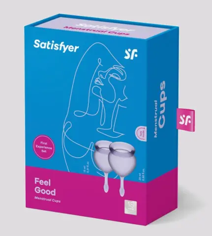 Imagen Set 2 copas menstruales Feel good Satisfyer lila 2