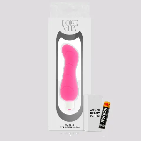 Imagen Vibrador silicona My first /Dolce vita  happy winky fucsia 3