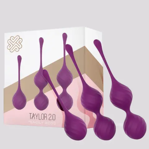 Imagen set  3 Bolas Kegel púrpura Taylor 2.0
