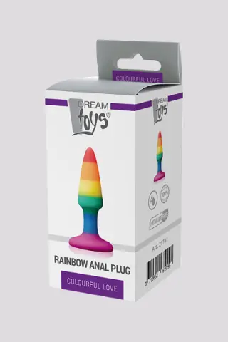 Imagen Mini Butt plug  arco iris Dream Toys 2