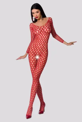 Imagen Bodystocking rojo Passion BS077