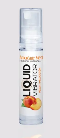 Imagen Lubricante vibrador melocotn  Amoreane 10 ml.