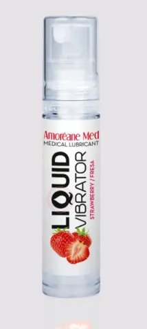 Imagen Lubricante vibrador fresa  Amoreane 10 ml.