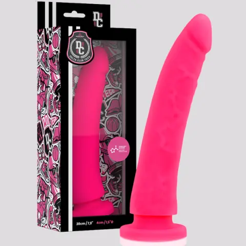 Imagen Pene delta silicona fucsia 7,9"