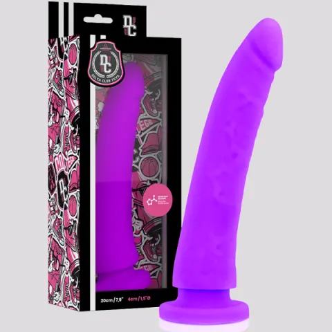 Imagen Pene delta silicona lila 7,9"