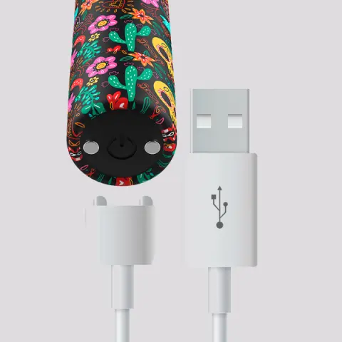 Imagen Bala vibradora recargable skull Custom 2