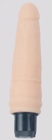 Imagen Pene realsitico vibrador 7"  base estriada BTB