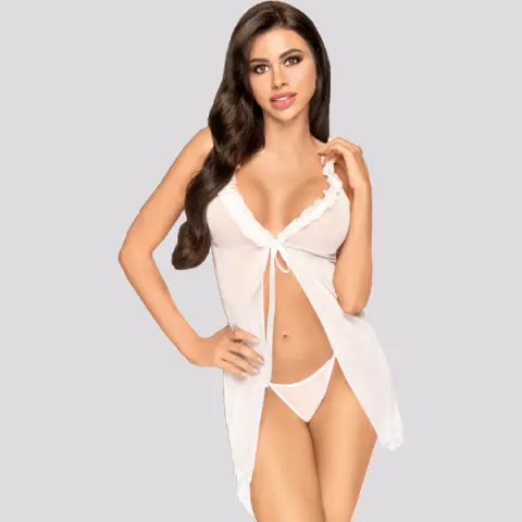 Imagen Babydoll Penthouse blanco After Sunset L/XL