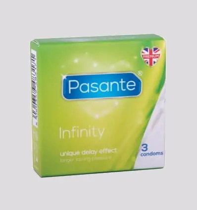 Imagen Preservativos retardantes Pasante Infinity 3 un.
