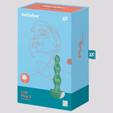 Imagen Plug vibrador Satisfyer Lolli plug 2 verde 2