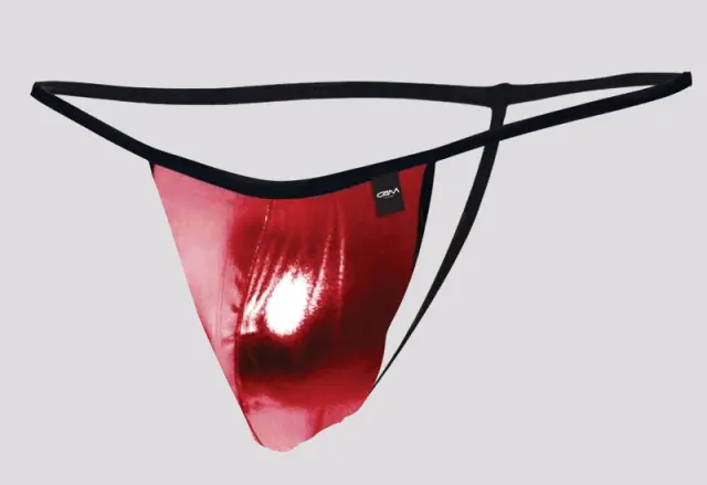 Imagen Tanga hombre rojo brillante  XL C4M  3