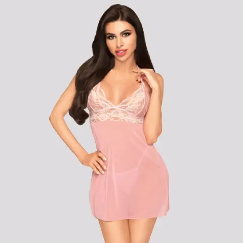 Imagen Chemise Penthouse rosa Bedtime S/M