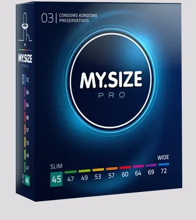 Imagen Preservativos mysize 45  3 unidades