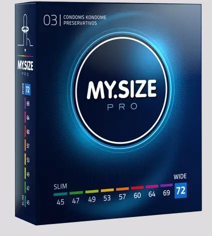 Imagen Preservativos Mysize 72  3 unidades