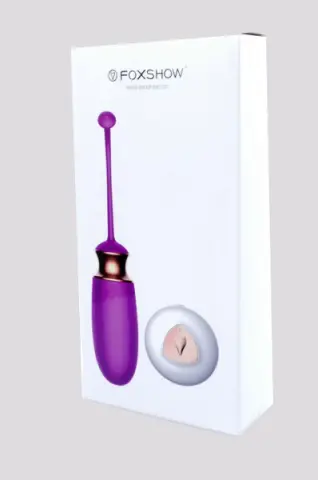 Imagen Huevo vibrador y calor recargable control remoto Foxshow 3