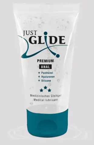 Imagen Lubricante anal silicona premium Just Glide 50 ml.