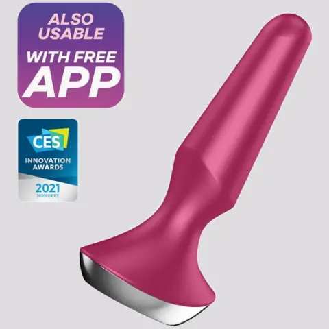 Imagen Plug vibrador Satisfyer Ilicious 2 Berry + App 2