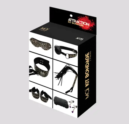 Imagen Set Sado 7 piezas leopardo Mai 75