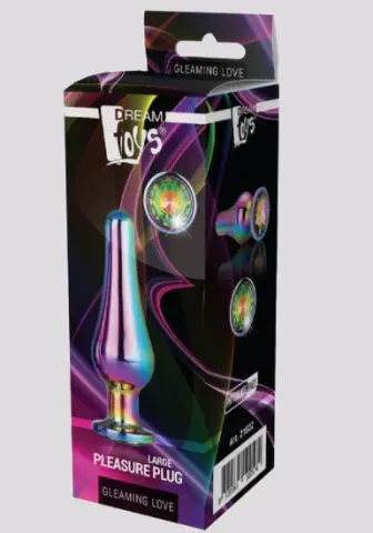 Imagen Plug  joya grande metlico pleasure multi color  2