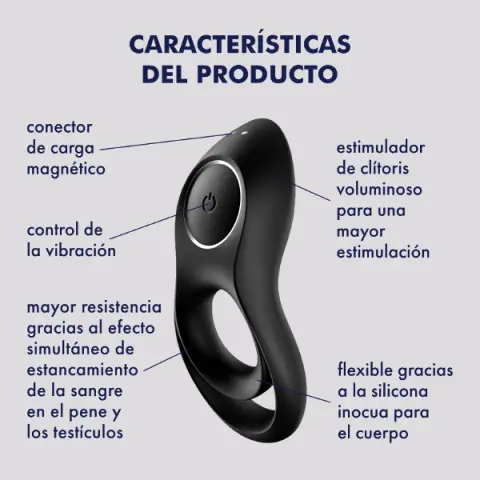 Imagen Doble Anillo vibrador  recargable Legendary Duo Satisfyer 2