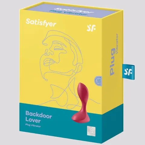Imagen Plug vibrador Satisfyer Backdoor lover rojo