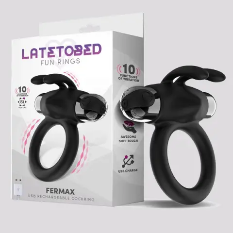 Imagen Anillo vibrador recargable Fermax  conejito Latetobed
